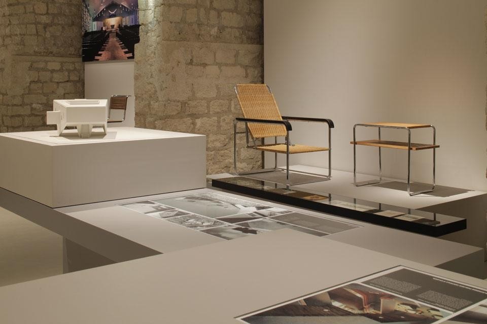 Top and above: <em>Marcel Breuer (1902-1981): Design & Architecture</em>, installation view at Cité de l’architecture & du patrimoine, Paris. Photo © CAPA/Gaston Bergeret, 2013