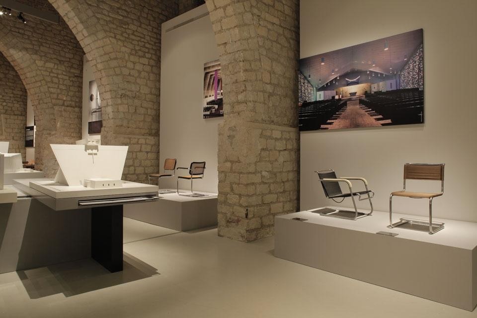 <em>Marcel Breuer (1902-1981): Design & Architecture</em>, installation view at Cité de l’architecture & du patrimoine, Paris. Photo © CAPA/Gaston Bergeret, 2013 <em>Marcel Breuer (1902-1981): Design & Architecture</em>, installation view at Cité de l’architecture & du patrimoine, Paris. Photo © CAPA/Gaston Bergeret, 2013