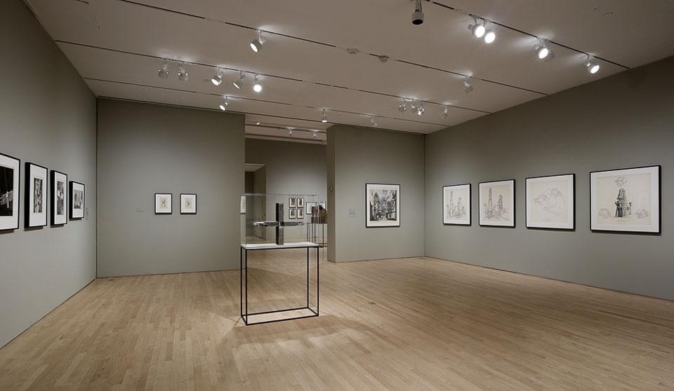 "Lebbeus Woods, Architect", installation view of the exhibition, San Francisco Museum of Modern Art (SFMOMA) "Lebbeus Woods, Architect", installation view of the exhibition, San Francisco Museum of Modern Art (SFMOMA)
