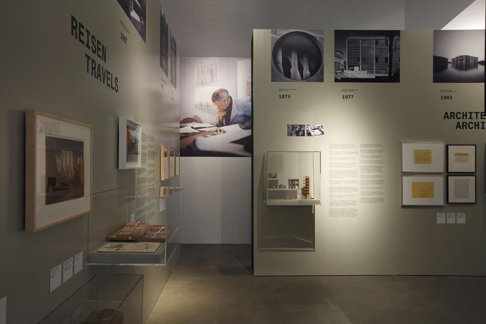 Top and above: <em>Louis Kahn: The Power of Architecture</em>, installation view at the Vitra Design Museum, Weil am Rhein