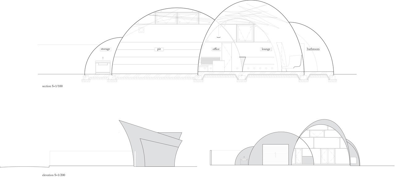 Satoumi station, elevation