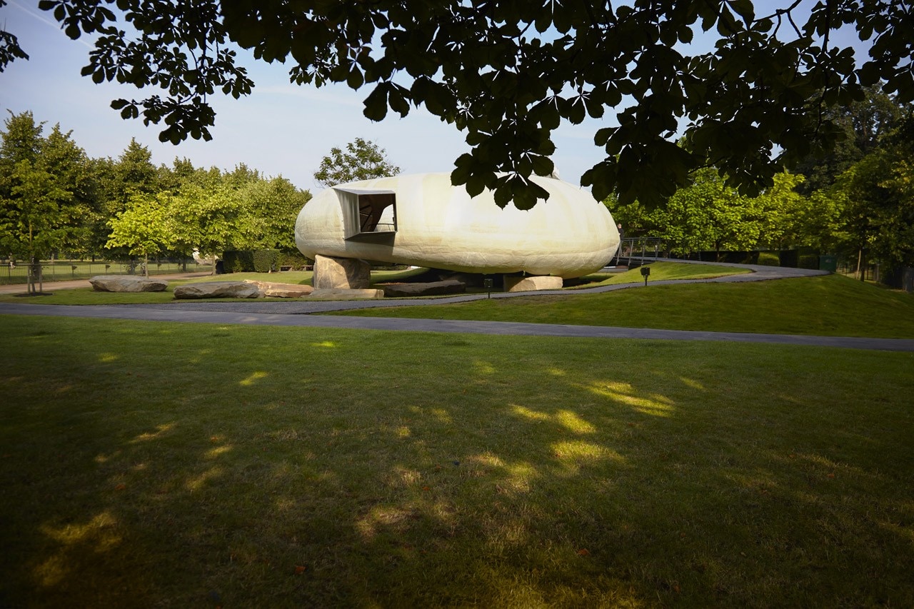 Smiljan Radic, Serpentine Pavilion 2014, Kensington Garden London. Photo © Iwan Baan