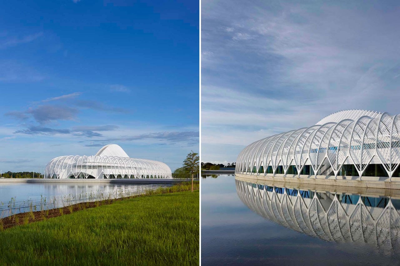 Santiago Calatrava, Campus Master Plan & Science, Innovation and Technology Building, Florida Polytechnic, Lakeland, Florida.  Photo © Alan Karchmer for Santiago Calatrava, LLC