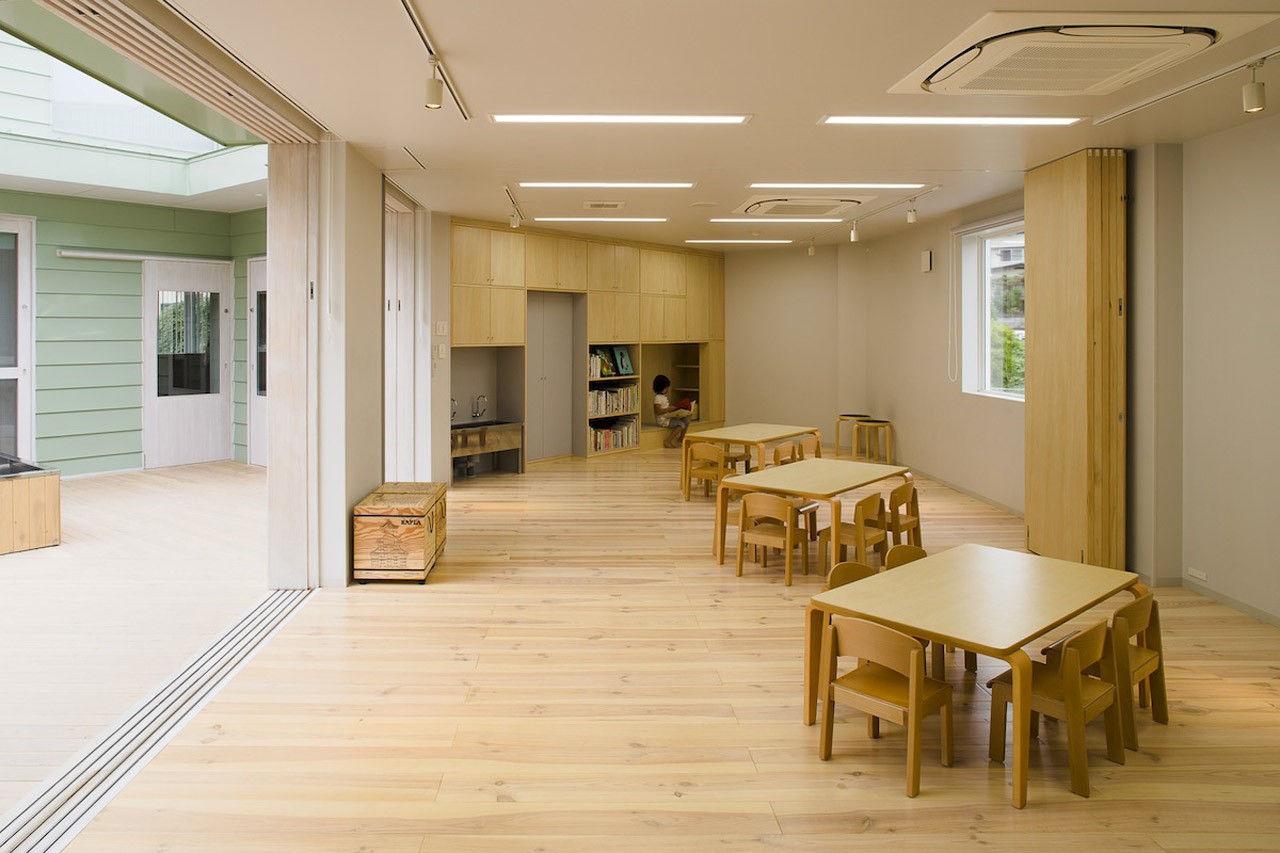 Rhythmdesign and Case-Real, Hakemiya Nursery School, Kumamoto, Japan