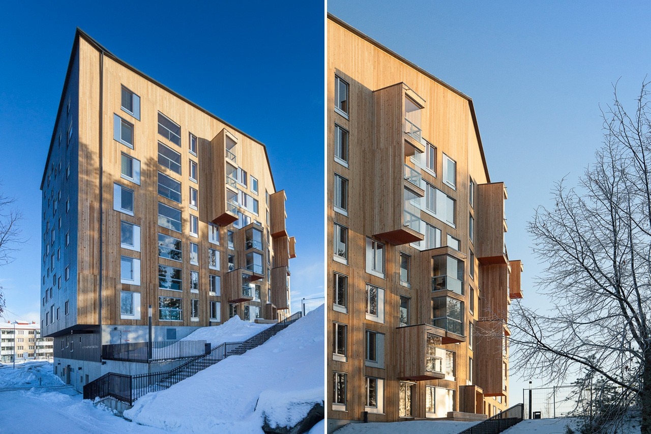 OOPEAA, Puukuokka Housing Block, Jyväskylä, Finland