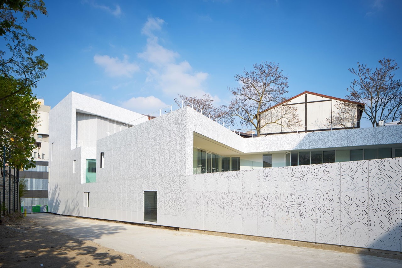 Avenier Cornejo Architectes,  Crèche des Orteaux, Fréquel Fontarabie district, Paris. Photo © David Foessel