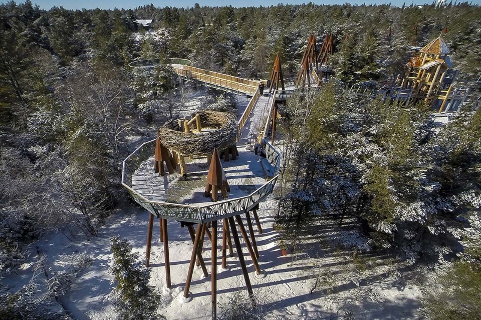 Linearscape Architecture, Wild Walk, Adirondacks, State of New York Linearscape Architecture, Wild Walk, Adirondacks, State of New York