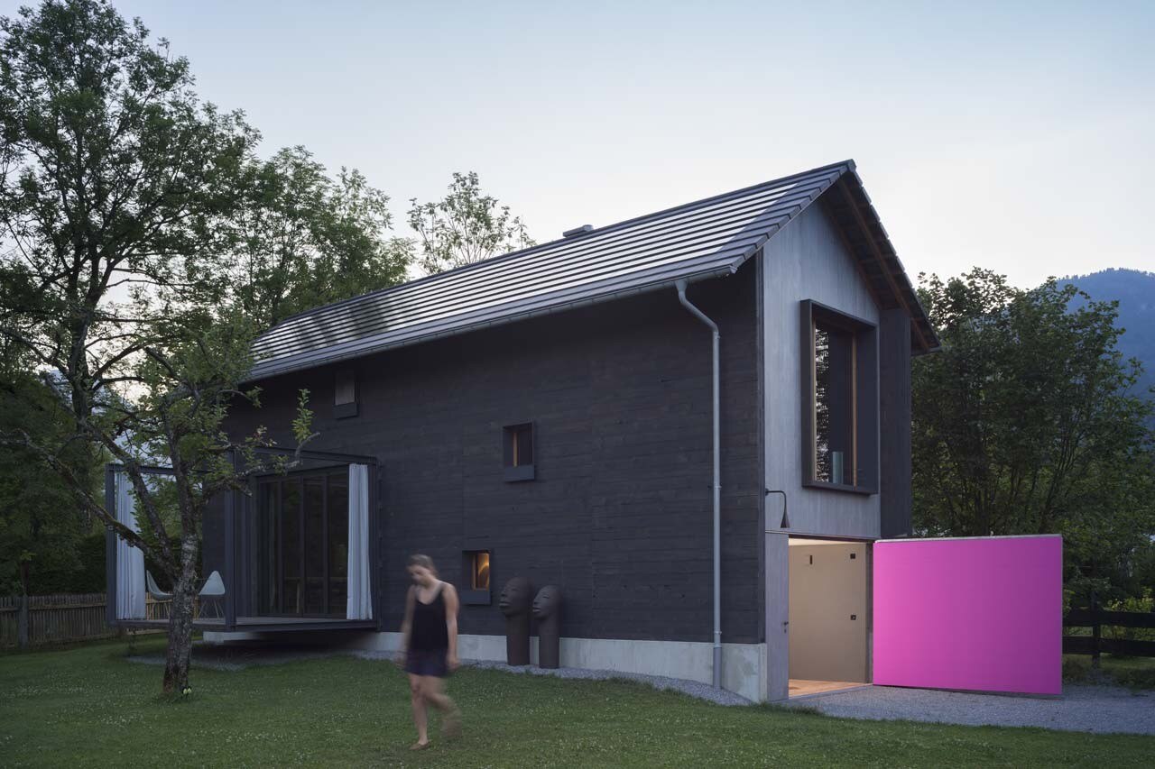 Christine Arnhard Innenarchitektin und Markus Eck Architek, Holzhaus am Auerbach, Oberaudorf, Germany