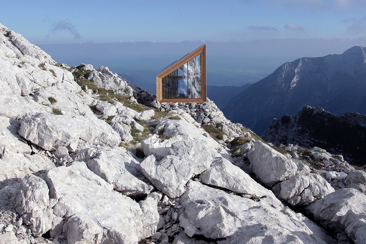 OFIS architects and AKT II, Alpine Shelter on Skuta Mountain, Slovenia