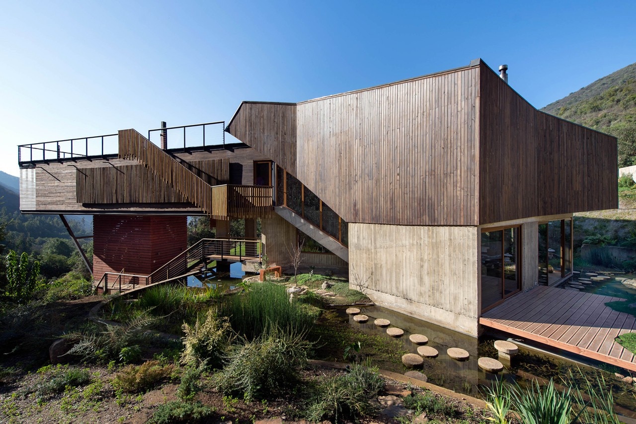 GITC arquitectura, Casa El Maqui, Quebrada El Maqui, Olmué, Chile