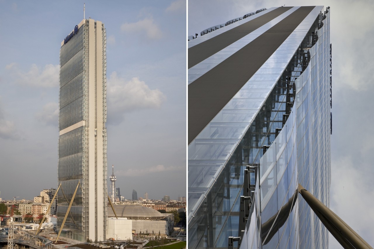 Arata Isozaki e Andrea Maffei, Torre Allianz, Milano