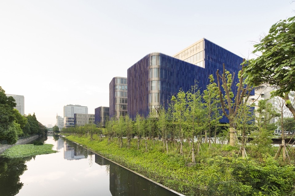 Jacques Ferrier Architecture, Yidian Office Complex, Xuhui District, Shanghai, China