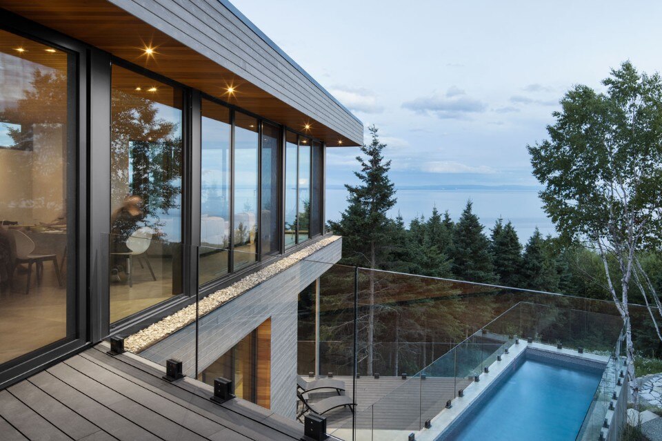 Bourgeois / Lechasseur architects, Altaïr house, Cap-à-l’Aigle, 2016