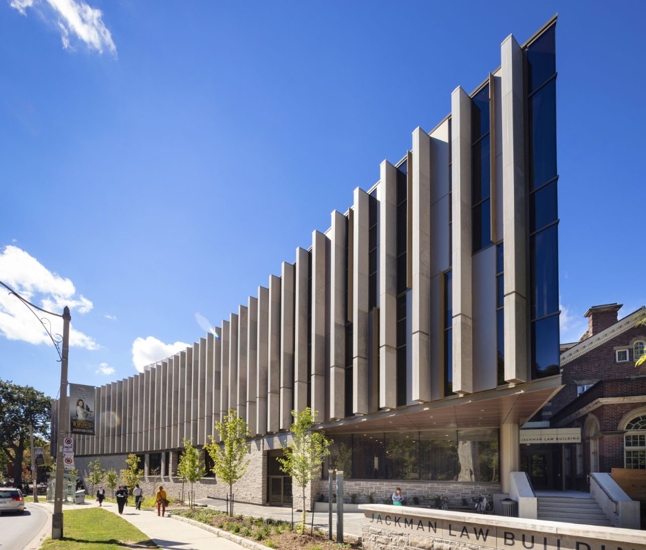 B+H Architects and Hariri Pontarini Architects, Faculty of Law Renewal, Toronto, 2016