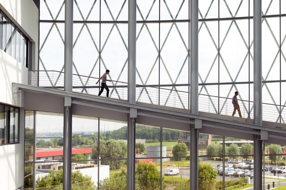 Jaspers-Eyers Architects, Barco’s Headquarters and Reaserch Center, Kortrijk, 2016