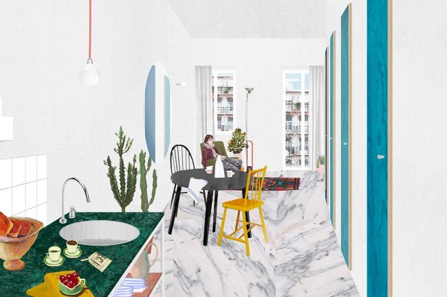 Fala Atelier, Graça Apartment, Lisbon, 2016