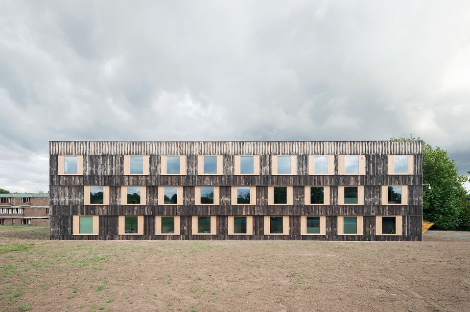 6a architects, Cowan Court, Churchill College Cambridge, 2016