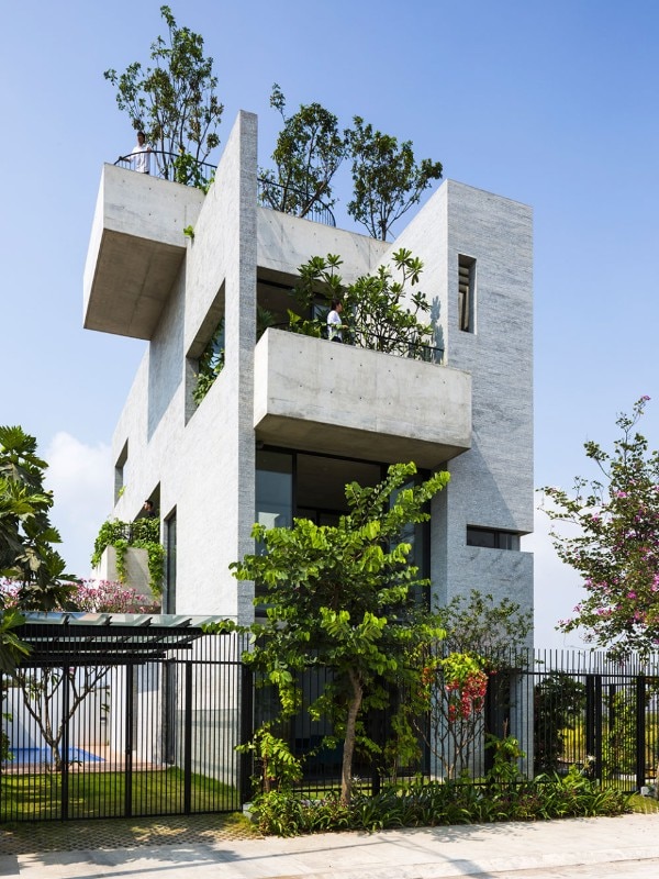 Vo Trong Nghia, Casa Binh, veduta dalla strada, Ho Chi Minh City, Vietnam, 2016