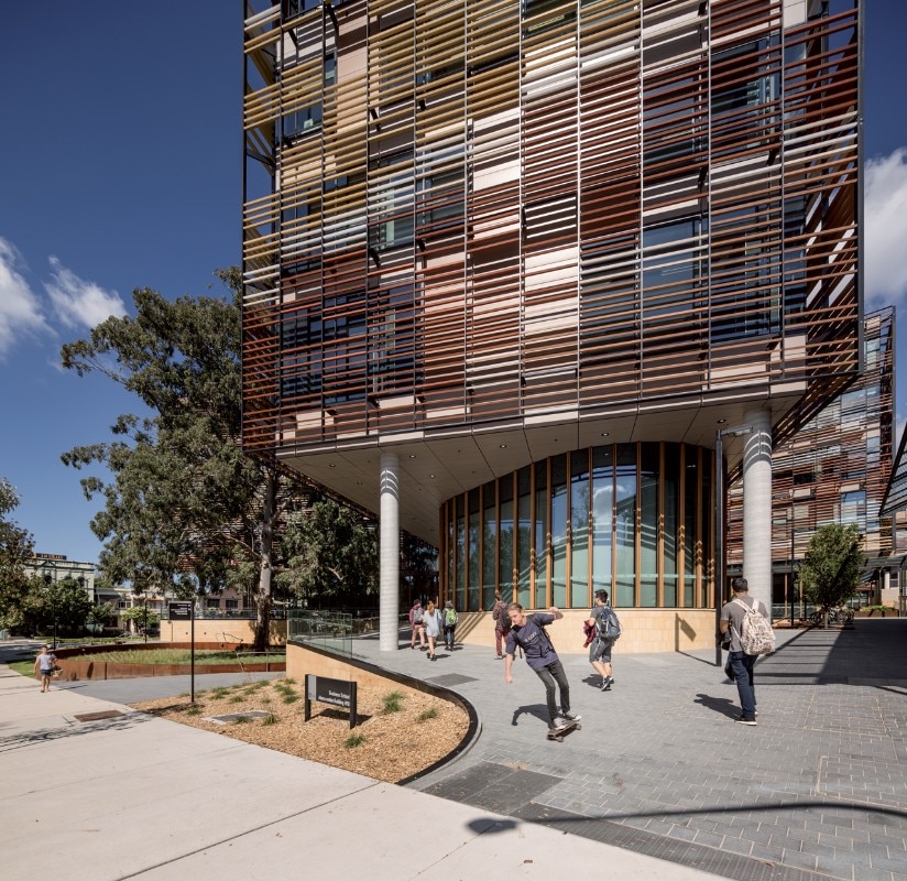 Fig.8 Woods Bagot, University of Sydney Business School, 2016. Foto Trevor Mein e Ethan Rohloff