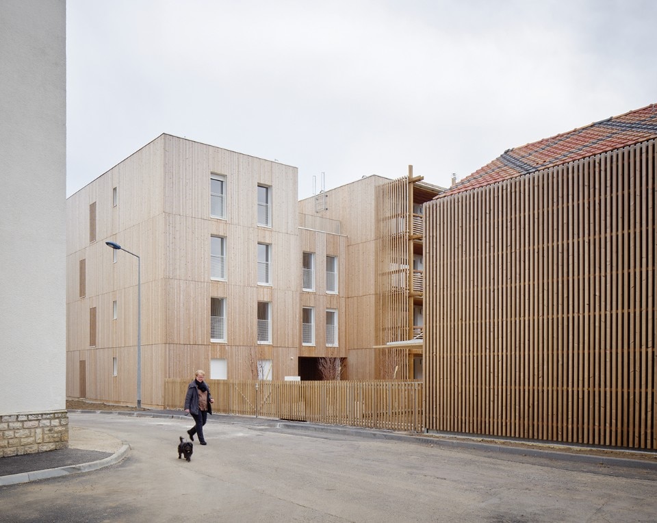 Odile + Guzy Architectes, 26 social housing, Chalon-sur-Saône, France, 2017