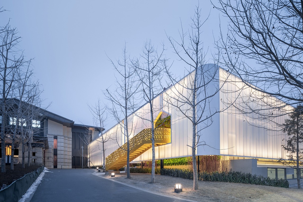 China. A playful polycarbonate restaurant for children Domus