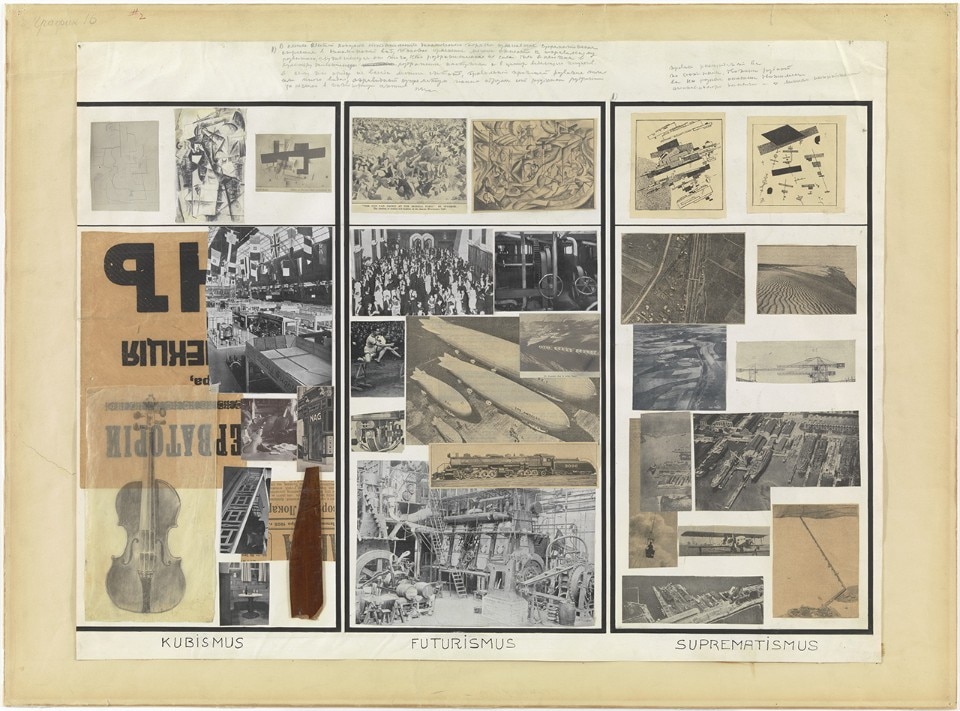 Kazimir Malevich, Analytical Chart, 1925, photomontage. The Museum of Modern Art, New York.