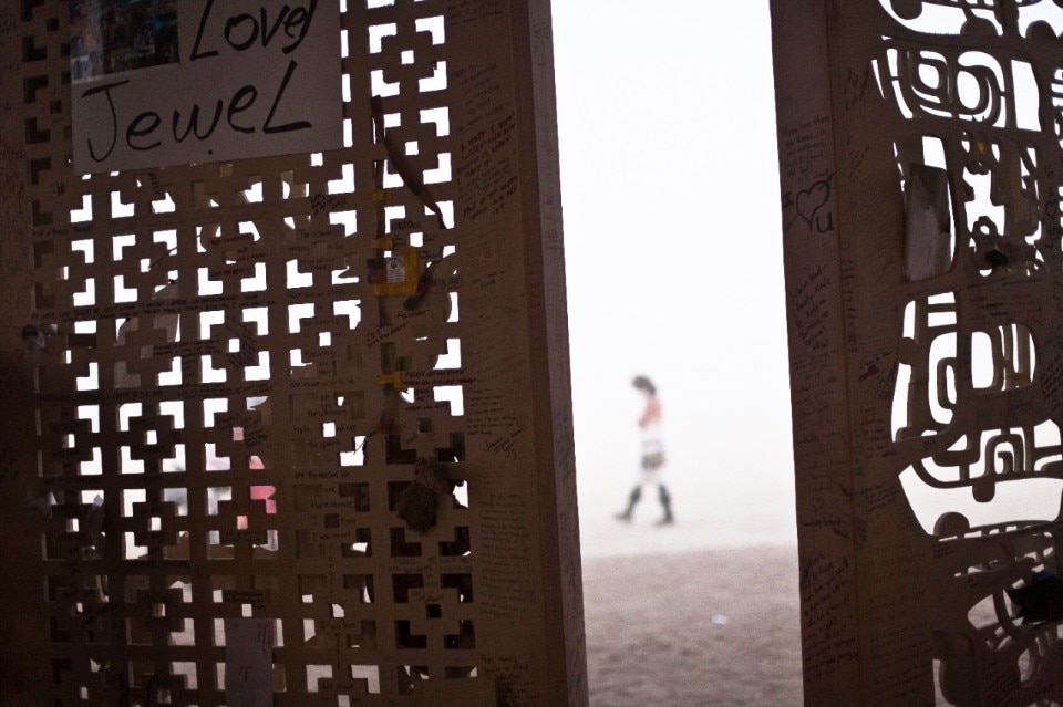 Does the future of Burning Man lie behind closed doors? Photo: Alessandro Scarano.