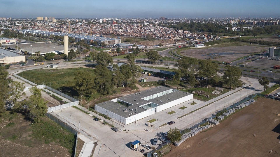 Aerial view of the site, located in the Villa Lugano neighbourhood. Photo Javier Agustín Rojas, Tomás Pérez Amenta