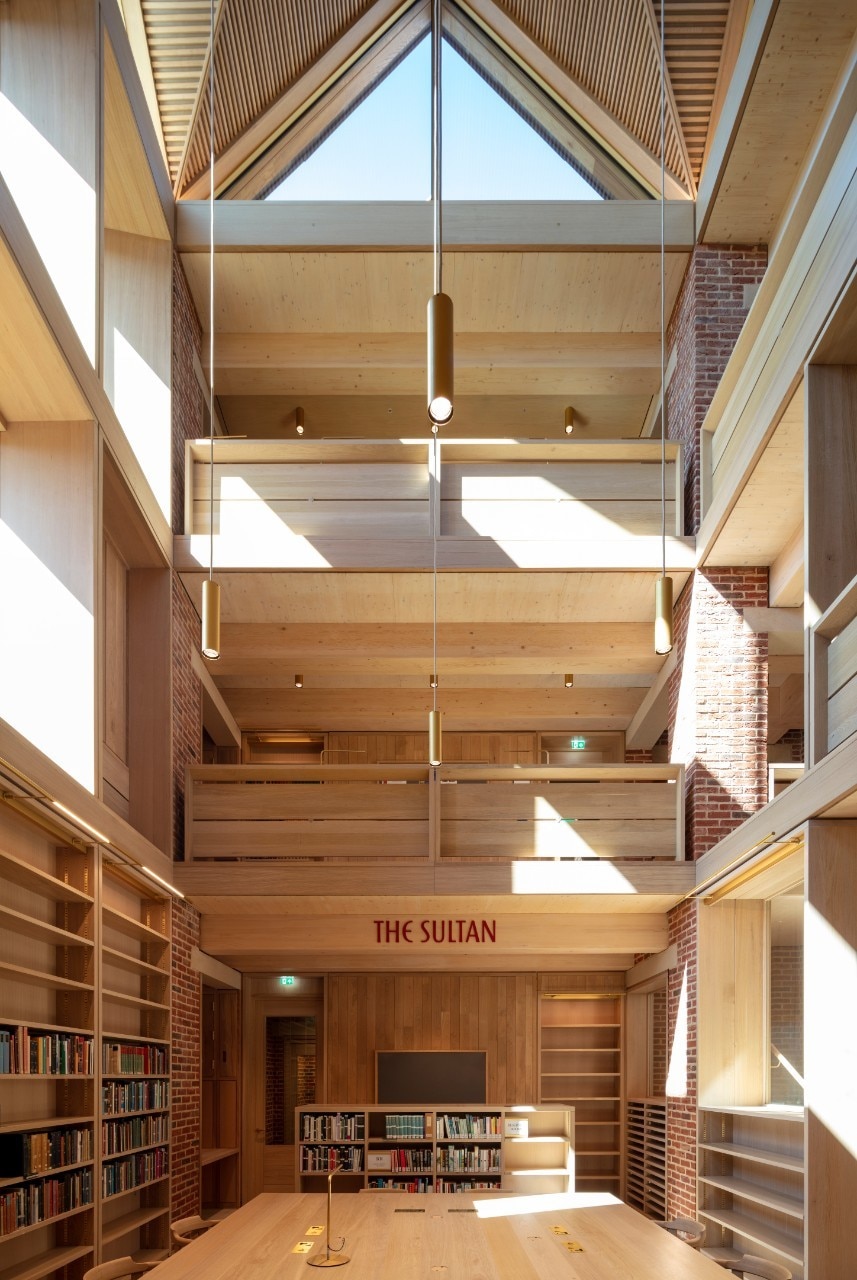 Níall McLaughlin Architects, New Library at Magdalene College, Cambridge. Photo Nick Kane
