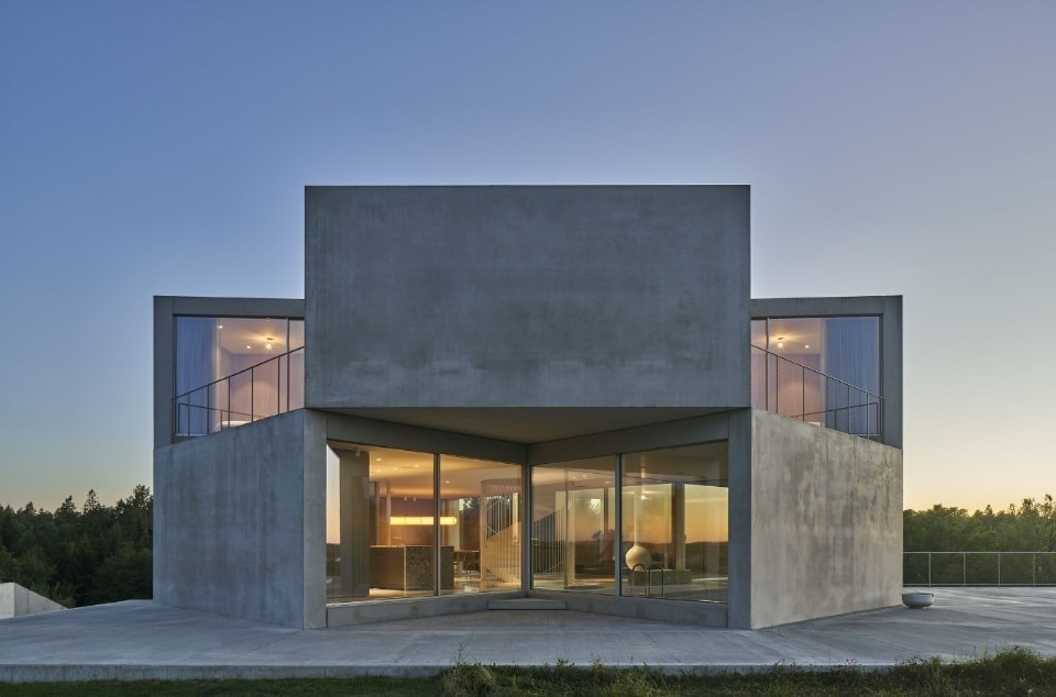 House on a Hill by Tham & Videgård Arkitekter in Värmdö, Sweden