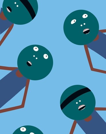 Laylah Ali, <i>Untitled</i>, 2002. Image created digitally, dimensions variable © 2002 Laylah Ali. Courtesy the artist
