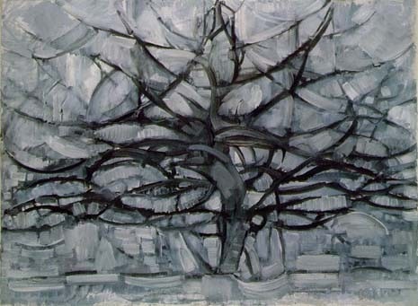 Piet Mondrian, <i>Gray Tree</i>, 1911, oil on canvas. Haags Gemeentemuseum, The Hague
