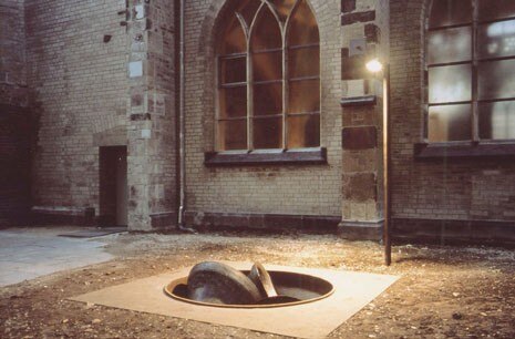 Jannis Kounellis, <i>Senza Titolo</i>, 2001, bells, pit, variable measures