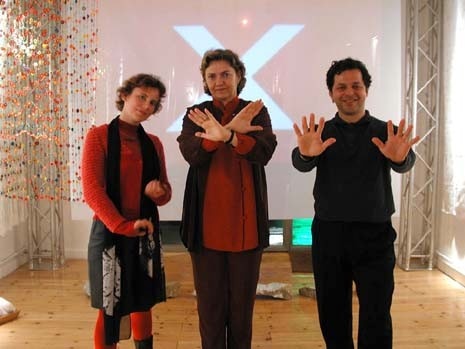 Giada Ruspoli together   with Renato Imbroisi and Rachel Rosalen. Photography by Francesca Bertè
