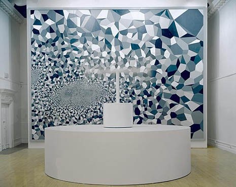 Keith Tyson, <i>The Thinker</i>, installation at the South London Gallery, 2001
