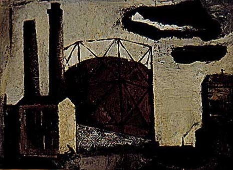 Mario Sironi (1885-1961), <i>Il gasometro</i> (1943)
