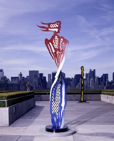 Roy Lichtenstein, <i>Brushstroke Nude</i>, 1993. Painted cast aluminum. Estate of Roy Lichtenstein. Photo Mark Morosse, MMA

