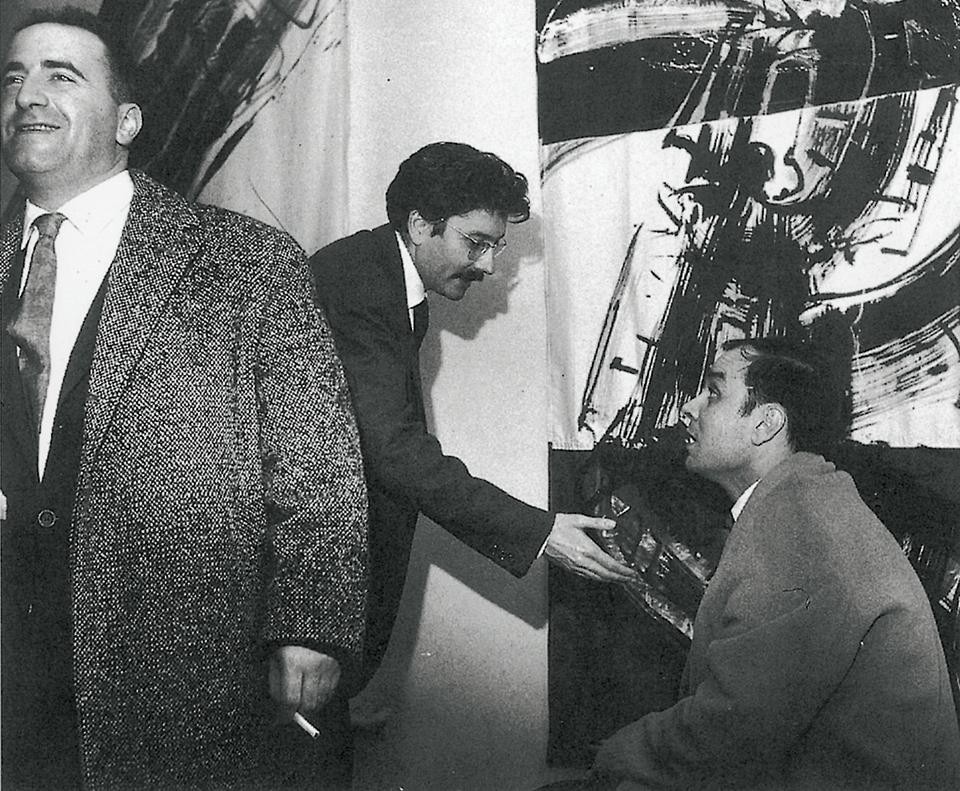 Pierre Restany and Yves Klein Pierre Restany and Yves Klein