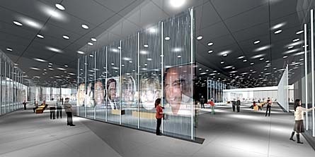 <b>Dual Memory</b> by Brian Strawn and Karla Sierralta contains a pavilion called the Individual Memory Footprints and the Shared Memory Footprints

