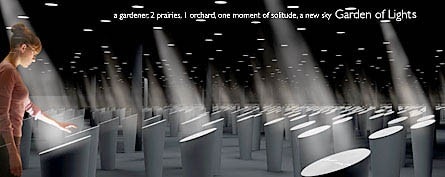 <b>Garden of Light</b> by Pierre David, Sean Correl and Jessica Kmetovic is a three-level memorial with a garden on the top and a private area for families of the victims
