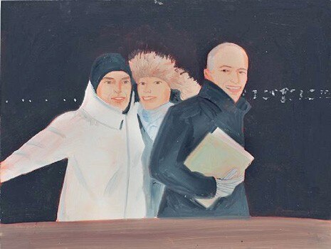 Alex Katz, <i>S. Petersburg</i>, oil on board, 2003
