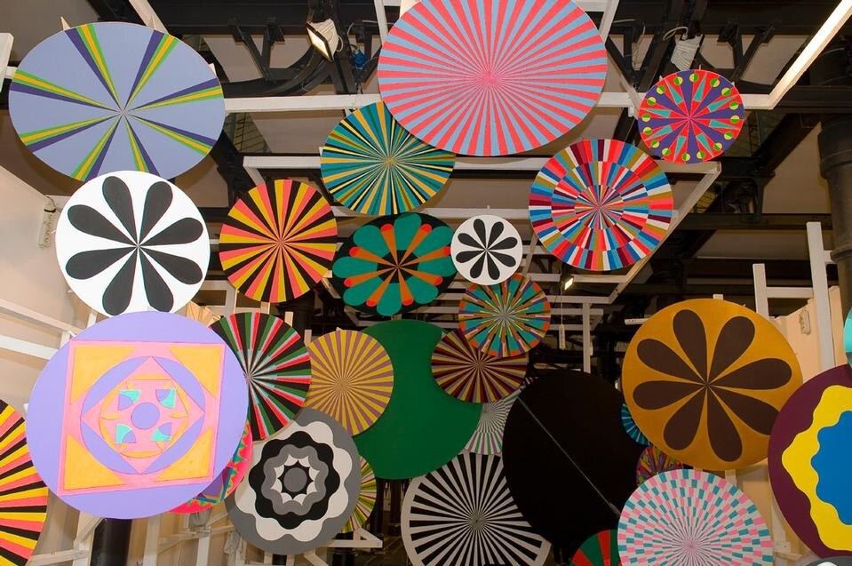 Ara Peterson / Jim Drain, Pimwheels 1-35,
2004-2005
(Close-up)
mixed media.

Courtesy Deitch Projects, New York