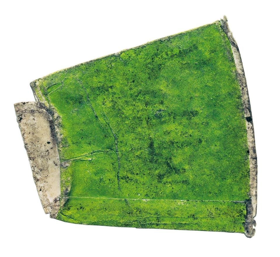 <i>Study for “Curve I” 1968</i><br>
Found crushed wax paper cup<br>
4 1/4 x 4 1/2 inches (10.8 x 11.4 cm)<br>
Collection of the artist<br>
Photo courtesy the artist