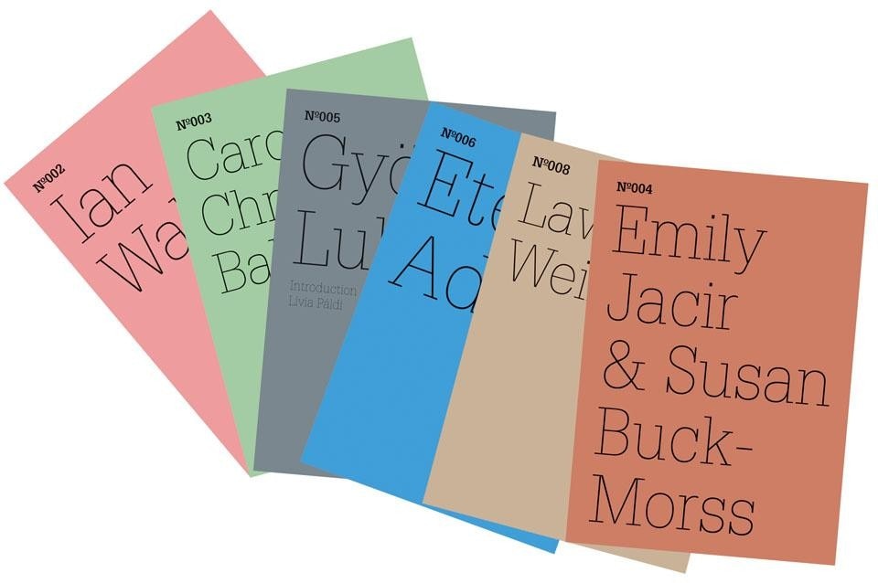 <i>100 Notes – 100 Thoughts.</i> As a prelude to the 2012 exhibition, dOCUMENTA (13) and Hatje Cantz are publishing a series of notebooks, that is comprised of facsimiles of existing notebooks, commissioned essays, collaborations, and conversations. Commissioned by dOCUMENTA(13)'s Artistic Director Carolyn Christov-Bakargiev together with Agent, Member of Core Group, and Head of Department Chus Martínez, this series is edited by Head of Publications, Bettina Funcke.
