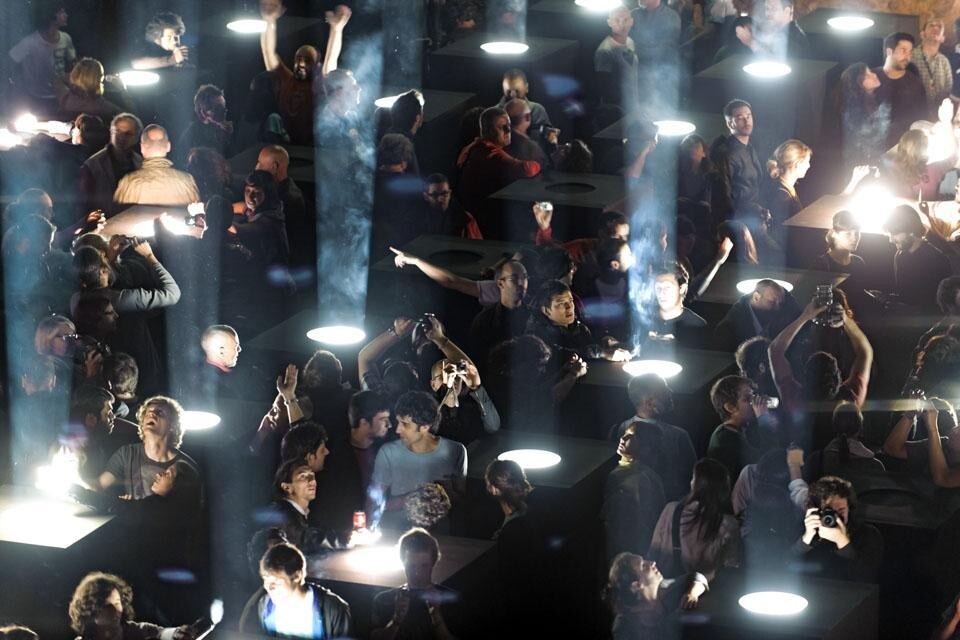 <i>Spectra Test Pattern</i>. Photo by Robert Justamante. Courtesy of the Grec Festival.