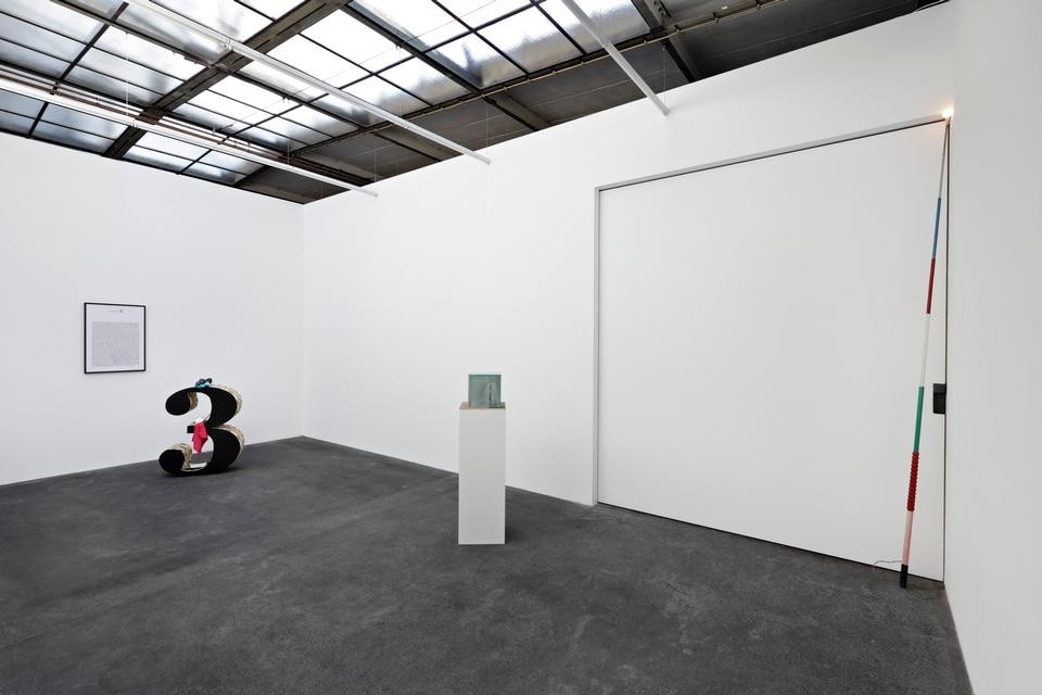 <i>Sculpture is three-dimensional artwork created by shaping or combining hard materials...</i>, 16 Jul – 27 Aug 2011, Gallery Johan Koenig, Berlin. Exhibition view. Photo Hans-Georg Gaul.