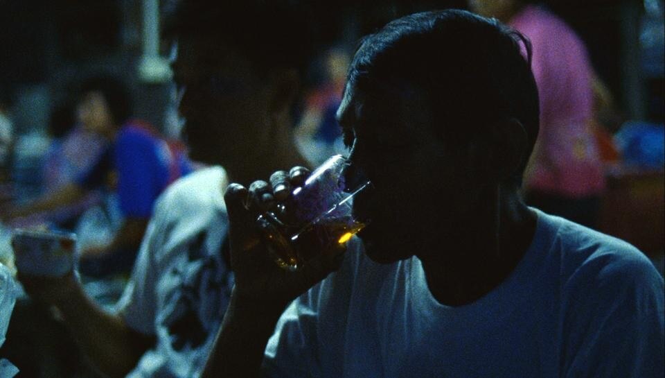 <i>Lung Neaw Visits his Neighbours,</i> a film by Rirkrit Tiravanija, S16mm/154 min. 