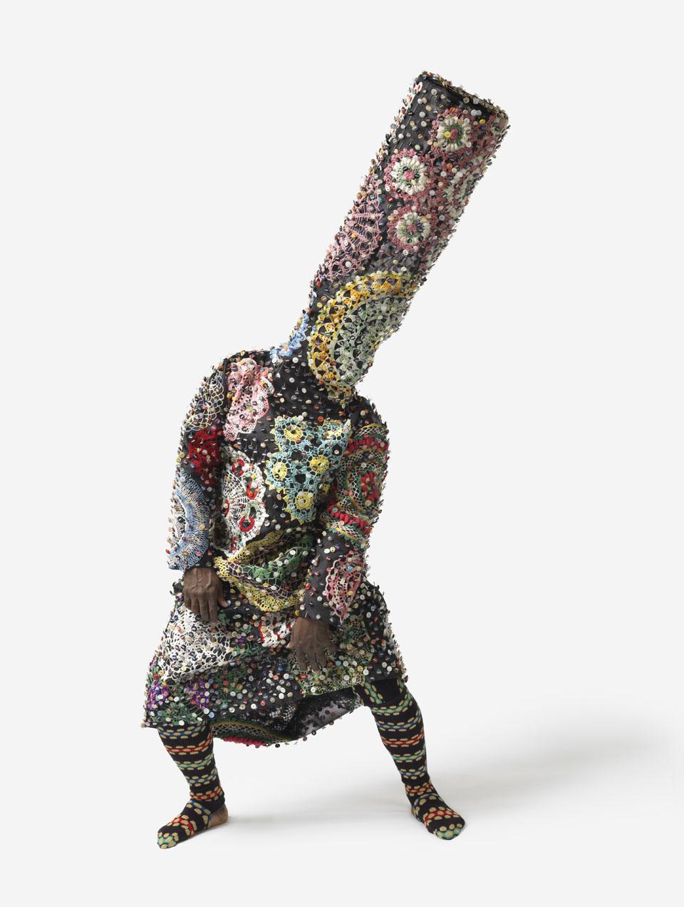 Nick Cave, <i>Soundsuit,</i> 2009.
Mixed media, 96 x 27 x 14 inches. Image courtesy of the Birmingham Museum of Art.
