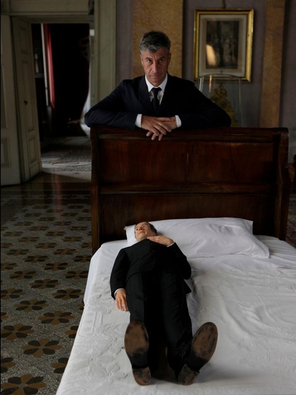 Maurizio Cattelan. Photo Pierpaolo Ferrari.