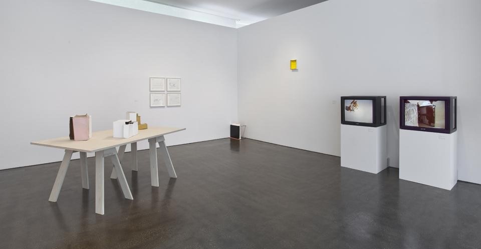 Installation view of <i>Hammer Projects: Carlos Bunga</i> at the Hammer Museum, Los Angeles, on view through 22 April 2012. Photo Brian Forrest.